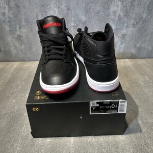 Jordan Access Black GYM Red and White Sneakers